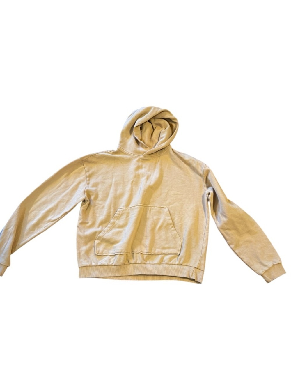 Urban Outfitters Men's Turtleneck Hoodie in Beige